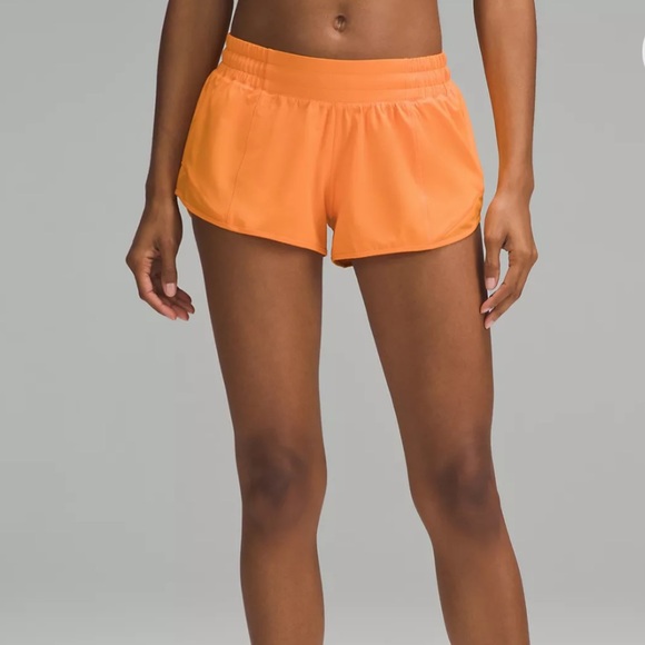lululemon athletica Pants - Lululemon Hotty Hot Low-Rise Lined Shorts 2.5” in Lit Orange